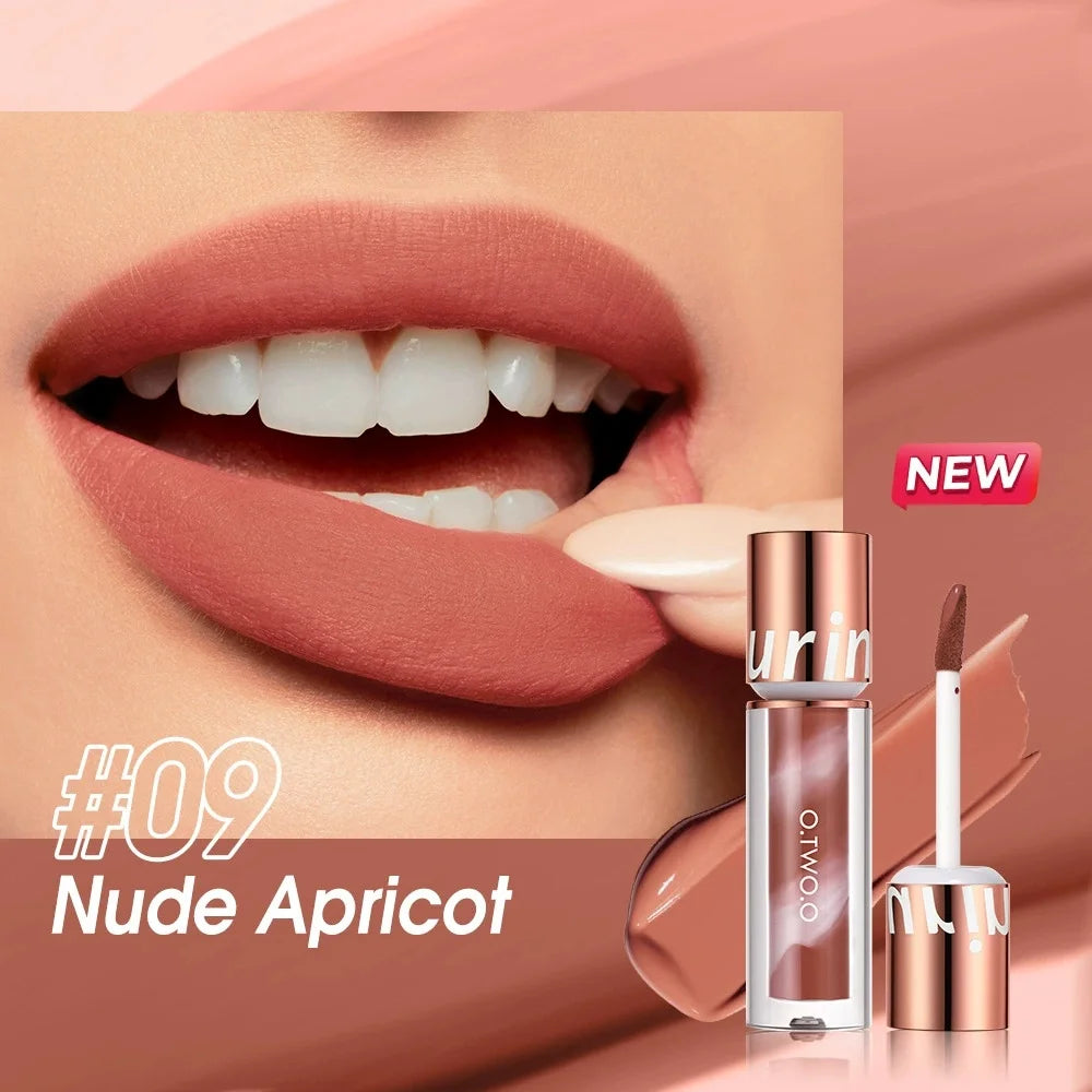 Rouge à Lèvres Liquide Mat – O.TWO.O | Rouge à Lèvres Waterproof, Longue Tenue & Ultra Sexy – Finition Velours Rouge Rosé