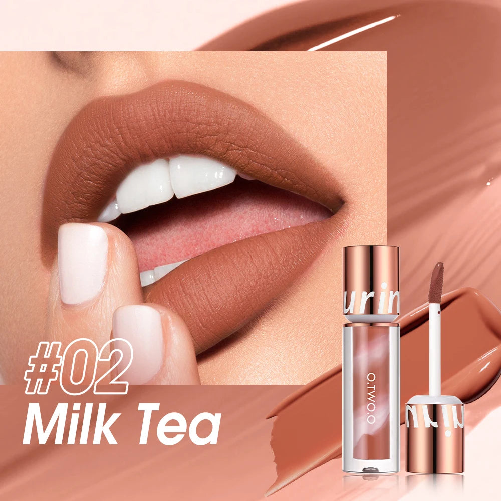 Rouge à Lèvres Liquide Mat – O.TWO.O | Rouge à Lèvres Waterproof, Longue Tenue & Ultra Sexy – Finition Velours Rouge Rosé