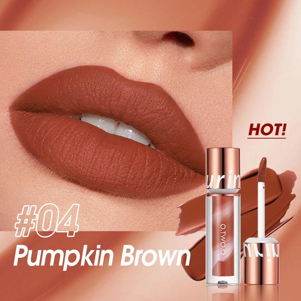 Rouge à Lèvres Liquide Mat – O.TWO.O | Rouge à Lèvres Waterproof, Longue Tenue & Ultra Sexy – Finition Velours Rouge Rosé