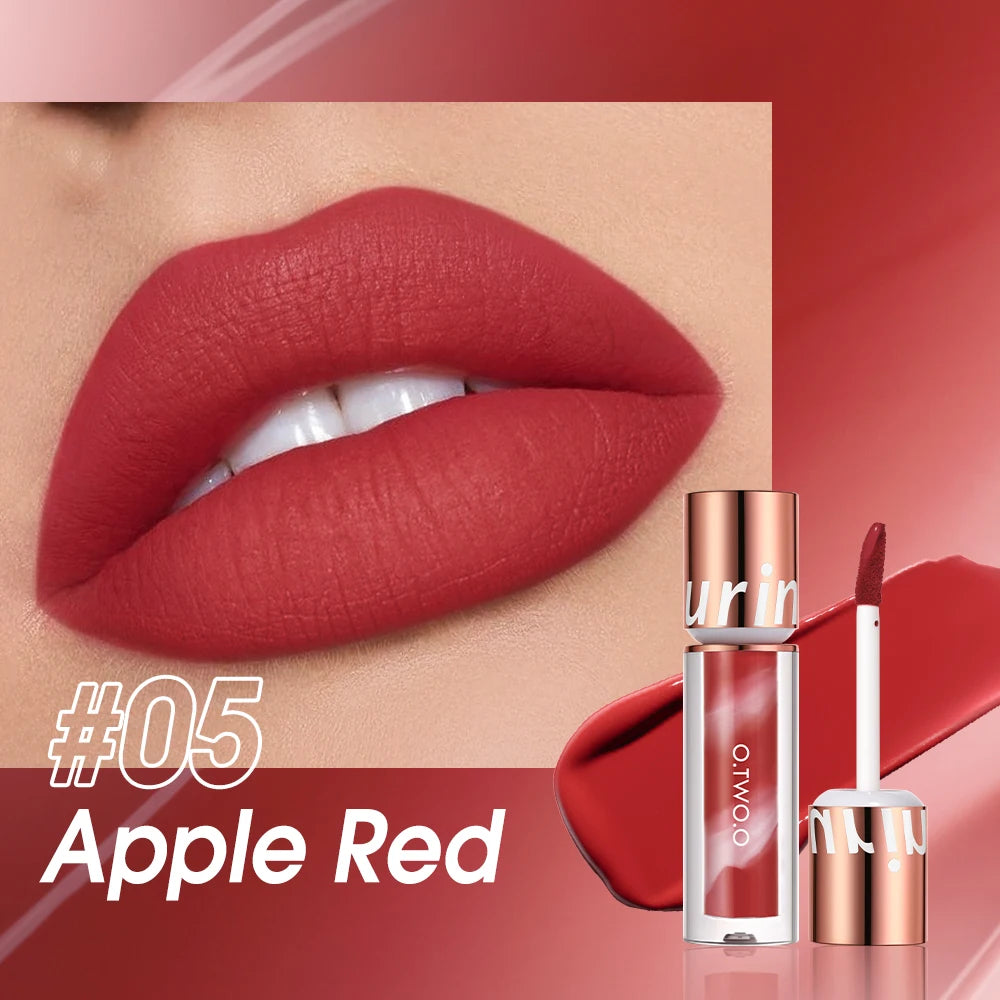 Rouge à Lèvres Liquide Mat – O.TWO.O | Rouge à Lèvres Waterproof, Longue Tenue & Ultra Sexy – Finition Velours Rouge Rosé